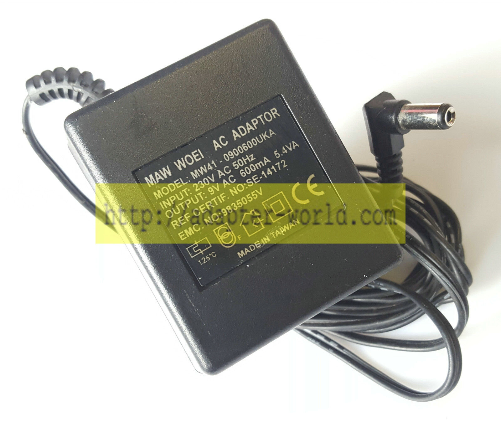 *Brand NEW* MAW WOEI MW41-0900600UKA 9V 0.6A AC/AC ADAPTER POWER SUPPLY